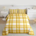 thumbnail image 2 of Homewish Abstract Stripes Grid 2pcs Bedding Comforter Set For Teens Boys Girls,Geometric Lines Plaid Twin Comforter Sets,Minimalist Mid Century Breathable Bedding Set,Lightweight Room Decor, 2 of 8