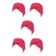thumbnail image 1 of Minnieouse Hijab turbante con nudo, gorro étnico, pañuelo plisado, tocado ajustable, accesorios de estilismo, gorras de capó, rosa roja Type2 NO2, 1 of 6