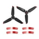 thumbnail image 1 of PROTECHER PLÁSTICO PROTELER Quadcopter Tipo de prensa Propulsor de liberación rápida con pegatinas decorativas Reemplazo de aeronaves para DJI FPV Rojo kenally EL006186-01, 1 of 6