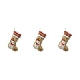 thumbnail image 3 of Calcetín de Navidad Injueey Almacenamiento Casa Decoración Colgantes Type4 NO4, 3 of 6