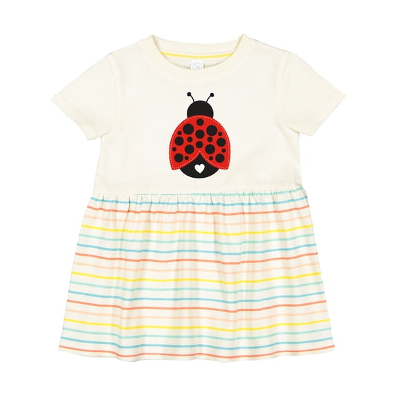 Inktastic Lady Bug Girls Baby Dress