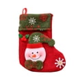thumbnail image 1 of Bolsas de Navidad con estampado de copos de nieve, embalaje de regalo, calcetines de Papá Noel, bolsa de regalo, colgante de Navidad para fiesta Kits de decoración para fiestas Muñeco de nieve Cateissary HA069609-02, 1 of 6
