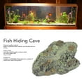 thumbnail image 2 of Fish Hiding Cave Resin Fadeless Vivid Comfortable Fish Tank Shelter Decoration for Reptile GS0927, 2 of 8