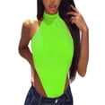 thumbnail image 1 of xiaxaixu Combishort d'Été Sans Manches pour Femmes, Bandage Extensible, 1 of 4