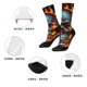 thumbnail image 5 of Fotbe Flame Metal Skull Calcetas Largas con Estampado para Hombre y Mujer – Calcetas de Compresión Transpirables y Elásticas, Viajar y Uso Diario Talla 5-11, 5 of 6