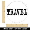 thumbnail image 2 of Travel Fun Text Self-Inking Rubber Stamp Ink Stamper - Green Ink - Medium 1 Inch, 2 of 7