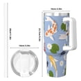 thumbnail image 4 of Bingfone Colorful Koi Fish for 40 Oz Stainless Steel Travel Mug Double Wall Water Coffee Cup for Home,Office, Outdoor Works Great for Ice Drinks and Hot Beverage, 4 of 8