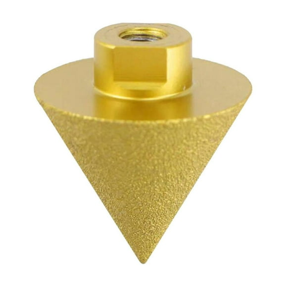 Broca de biselado de diamante, broca cónica de diamante para baldosas, fácil de usar, pulido, resistente, ampliación, modelado y recorte para cerámica 50MM