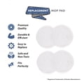 thumbnail image 2 of Replacement Part For Bissell 8.6 Inch Soft Mop Pads Fits Spinwave 2039, 20391, 20395, 2039H (2 Pack 4 pads), 2 of 3