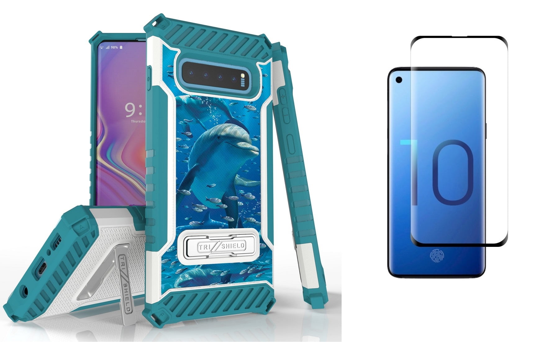 Beyond Cell Military Grade Shockproof Phone Case (Dolphin) Compatible