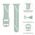 thumbnail image 4 of Bandiction Cute 3 Pack Sport Bands Compatible with Apple Watch Band 41mm 40mm 38mm,Soft Silicone Sport Wrist Strap Compatible with iWatch SE Series 7 6 5 3 2 1, 4 of 7