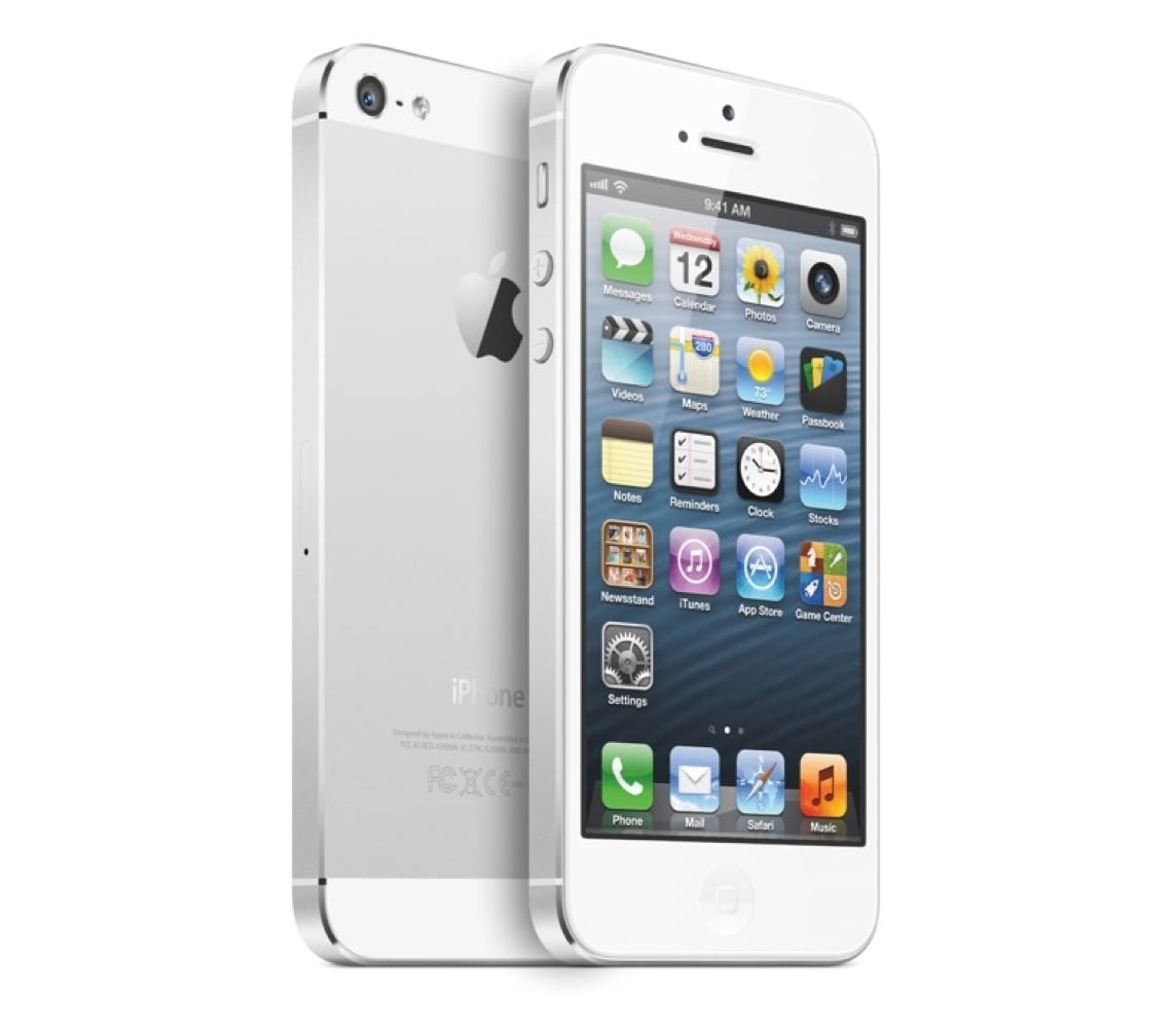 Refurbished Apple Iphone 5 16gb White At T Walmart Com