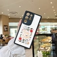 thumbnail image 2 of El estilo se combina con la protección: funda para teléfono plateada mate de doble capa con estampado gráfico vibrante para iPhone 15 Pro Max 14 13 12 Pro 11, 2 of 4