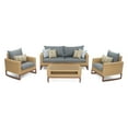 thumbnail image 2 of RST Brands Mili Wicker 4 Piece Patio Conversation Set, 2 of 8