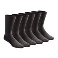 thumbnail image 1 of Dickies Hommes Dri-tech Humidity Control Crew Socks Multipack, Fusain (6 Paires), Pointure des Chaussures: 5-9, 1 of 5