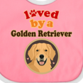 thumbnail image 4 of Inktastic Golden Retriever Dog Lover Boys or Girls Baby Bib, 4 of 4