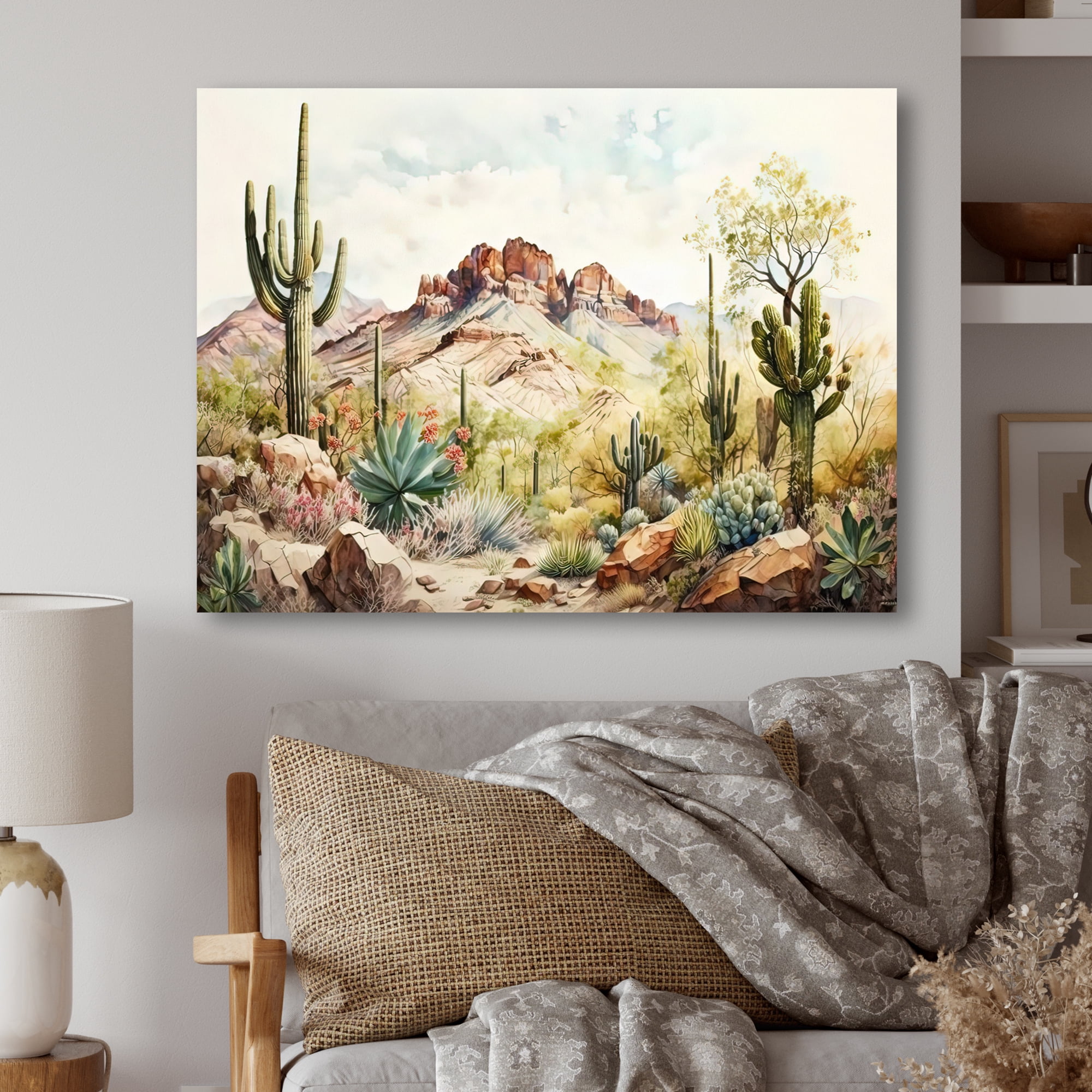 Designart Arizona Desert III Canvas Wall Art