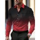 thumbnail image 1 of Camisas de hombre camisas hawaianas informales de manga larga a rayas para negocios blusas de playa a la moda para hombre y mujer ropa para hombre blusas sociales para la calle, 1 of 6