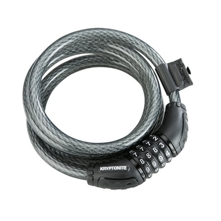 Kryptonite Resettable Bicycle Security Combination Cable (Best Value Bicycle Lock)