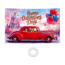 chaungfeng Red Heart Valentines Tapestries, Red Heart Room Decorations Wall Coverings Home Tapestries for Wedding Valentine's Day Decoration Supplies 71x45 Inches