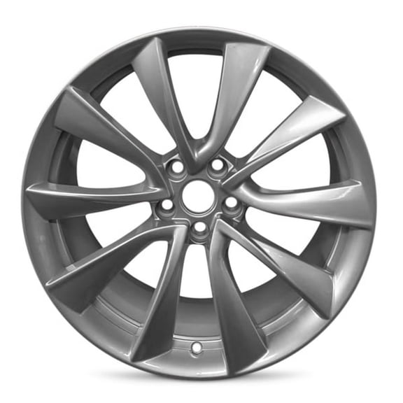 New OEM Replacement Wheel 20x8.5 in for 2020-2023 Tesla Model Y Painted Silver 20 inch Aluminum Rim