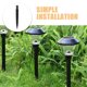 thumbnail image 4 of 15 estacas de plástico reforzadas para luces solares. Estacas de repuesto para luces solares de jardín y caminos., 4 of 8