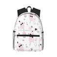 thumbnail image 1 of Fotbe Cute Poodle Dog Mochila Ligera Casual para Laptop para Hombres y Mujeres, Mochila Impermeable de Uso Diario, Mochila para Universidad, 1 of 6