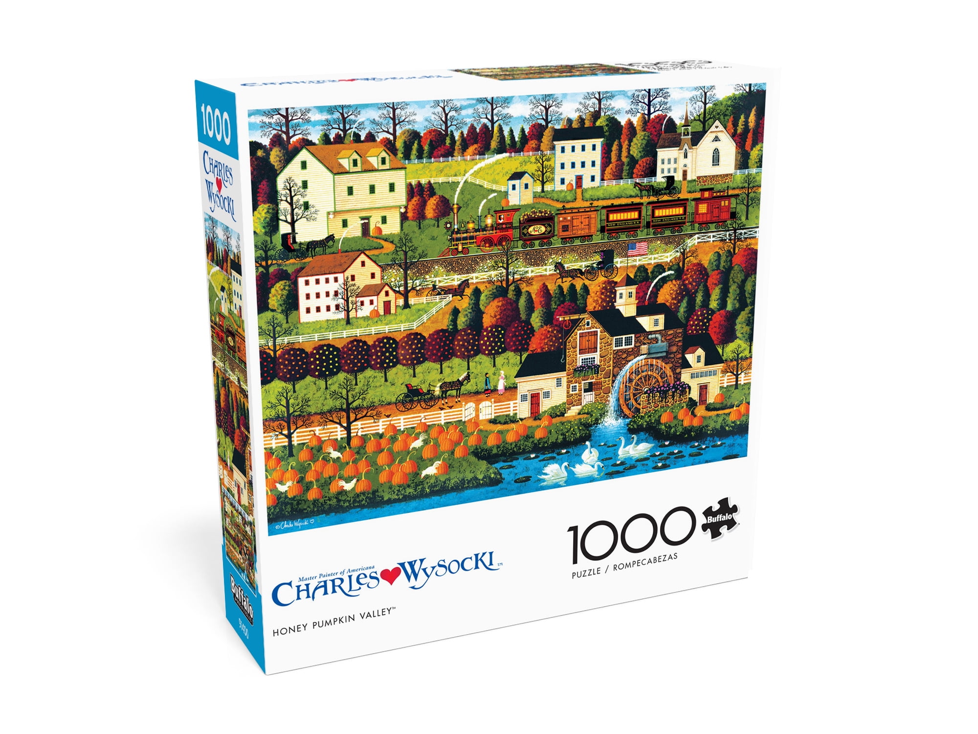 Pumpkin Hollow 1000ピースジグソーパズル Buffalo Games Charles Wysocki Jigsaw Puzzle - 1000 Pieces