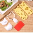 thumbnail image 6 of Cute Cat Rice Ball Mold for Kids – DIY Sushi Onigiri Shaper with Nori Seaweed Cutter, Bento Box Lunch Tool for Fun Food Decoration TIKA, 6 of 10