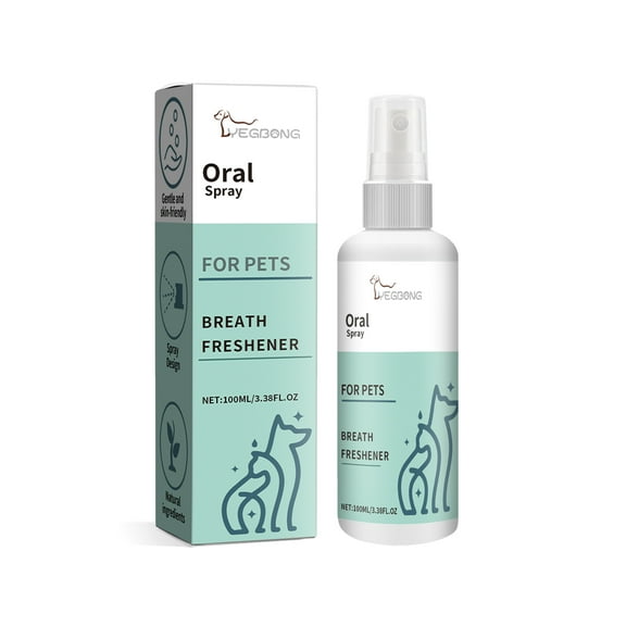 Yegbong Pet Mint Fresh Breath Spray for Dogs, Fresh Breath Care