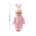 thumbnail image 3 of 12 Inch Soft Sound Doll with Accessories Set,PVC Simulated Lovely Doll,360° Limbs Rotation Design,Nurturing Skill Training Toy,Lightweight Portable Companion,Interactive Festival Birthday Gift, 3 of 7