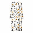 thumbnail image 7 of Nowekniz Women's Halloween Printed Casual Plus Size Long Sleeved Loose Nightgown, 7 of 7