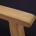 thumbnail image 4 of Pemberly Row Causeuse Moderne en Bois pour Patio Extérieur en Teck, Naturel Marine, 4 of 7