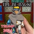 thumbnail image 2 of 10cm Donald Trump 2024 1/18 modelo Empire Savior Cyber Trump 3,75 ''figura de acción muñeca Juguetes Divertidos niños regalos de navidad, 2 of 5