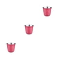 thumbnail image 4 of Kearding Tazas de café de acero inoxidable, doble pared, segura, antiescaldado, taza de aislamiento de agua de té de 80ML para oficina de Type1 NO1, 4 of 6