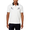 thumbnail image 2 of Polo de rugby bordado Sean John para hombre color blanco roto extragrande, 2 of 2