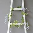 thumbnail image 3 of Efavormart 2 Pack Lavender Silk Wisteria Flower Garland Hanging Vines, Artificial Floral Garland Wedding Arch Decor - 6ft, 3 of 6