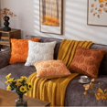 thumbnail image 6 of Halloween Throw Cover Plush Cushion Cover, Fun Halloween Holiday Decoration for Living Room Sofa Bed Chair Car, Soft Washable Pillow Cover for Couch Sofa Autumn Harvest Halloween Holiday(Orange), 6 of 6