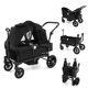thumbnail image 1 of Cochecito Wagon BABY JOY para 2 niños con manillar ajustable, 1 of 6