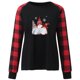 thumbnail image 3 of Sudaderas de Cuello Redondo de Navidad Para Mujer Blusa de Manga Larga Suelta Con Estampado de Navidad Odeerbi  ODB207178, 3 of 7