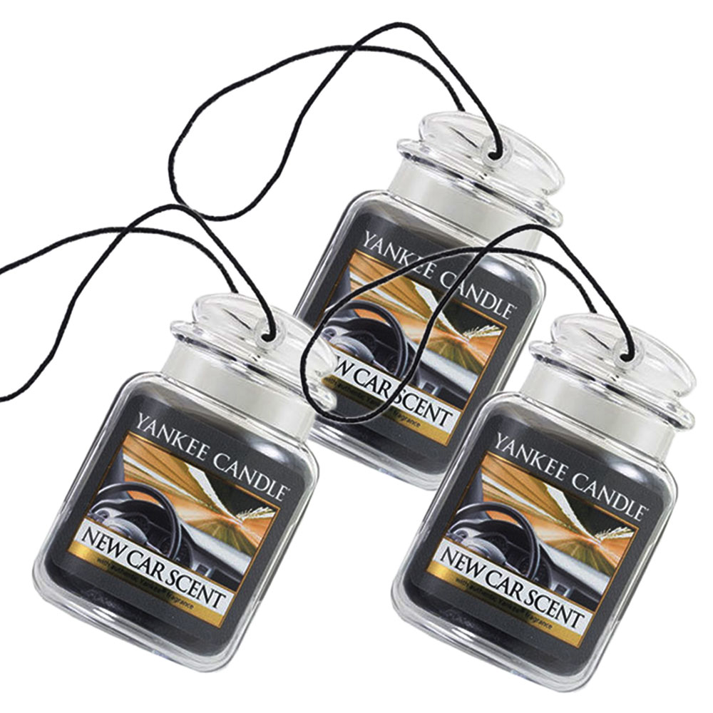 Yankee Candle Car Jar Ultimate Odor Neutralizing Air Freshener, New Car