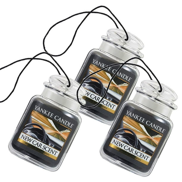 Yankee Candle Car Jar Ultimate Odor Neutralizing Air Freshener, New Car