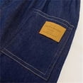 thumbnail image 5 of FRSASU Summer Boys Casual Denim Shorts Fashion Solid Color Thin Loose Baggy Jeans Relaxed Fit with Multi-Pocket Streetwear Blue, 5 of 7