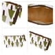 thumbnail image 3 of 1pc Bolsa Cosmética Pequeña Verde para Mujeres con Árboles para Viaje Vacaciones Baño Lienzo Blanco Verde, 3 of 3