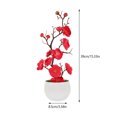 thumbnail image 3 of Large Artificial Plum Blossom Trees Rosy 2Pcs 11.8X3.3X3.3In, 3 of 6
