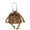 Brown, variant on Women's Y2K Studded Patent Leather Bucket Bag - Metal Studs Drawstring Purse, Edgy Fashion Evening/Daily Bag​