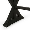 thumbnail image 6 of Noble House Wasco Aluminum Outdoor Dining Table, Antique Black, 6 of 8
