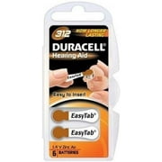 60 Duracell Hearing Aid Batteries Size: 312