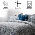 thumbnail image 4 of Forevermore Printed Cotton Duvet Set by SouthShore Fine Linens, 4 of 8