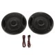 thumbnail image 2 of Paquete de 2 altavoces coaxiales para coche de 400 vatios, 4 ohmios, altavoces coaxiales para coche de 6,5 pulgadas, de sonido claro CUTICAT Bocinas estéreo para autos, 2 of 8